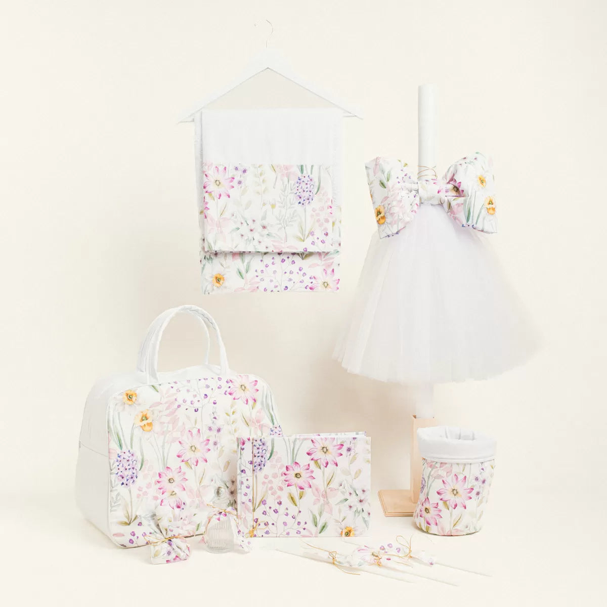 Σετ βάπτισης αγριολούλουδα