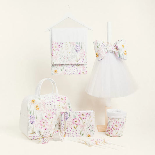 Σετ βάπτισης αγριολούλουδα