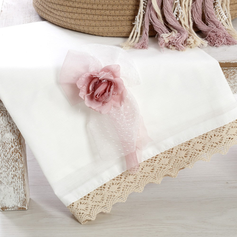 Σετ βάπτισης με στεφάνι και μονόγραμμα