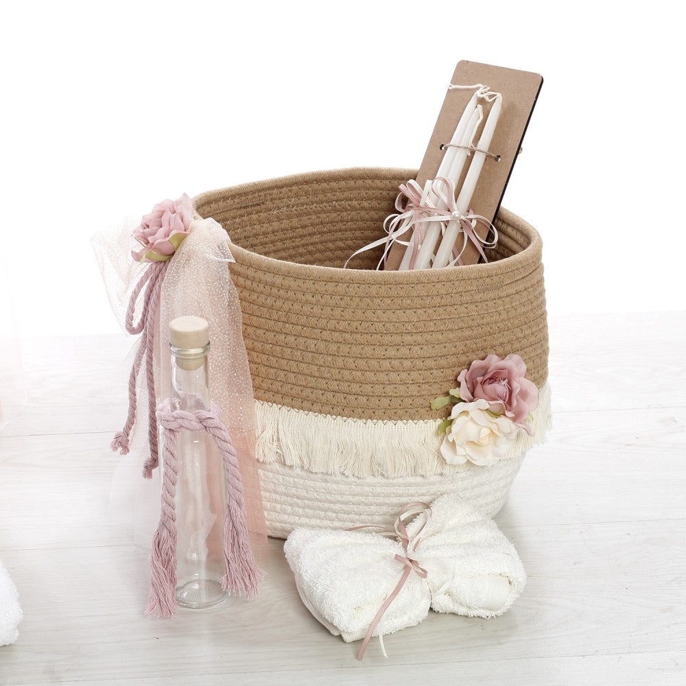 Σετ βάπτισης για κορίτσι με θέμα ουράνιο τόξο