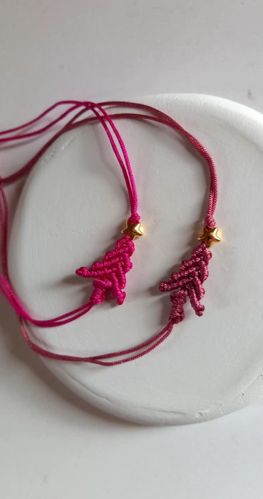 Βραχιόλι με μακραμέ δεντράκι