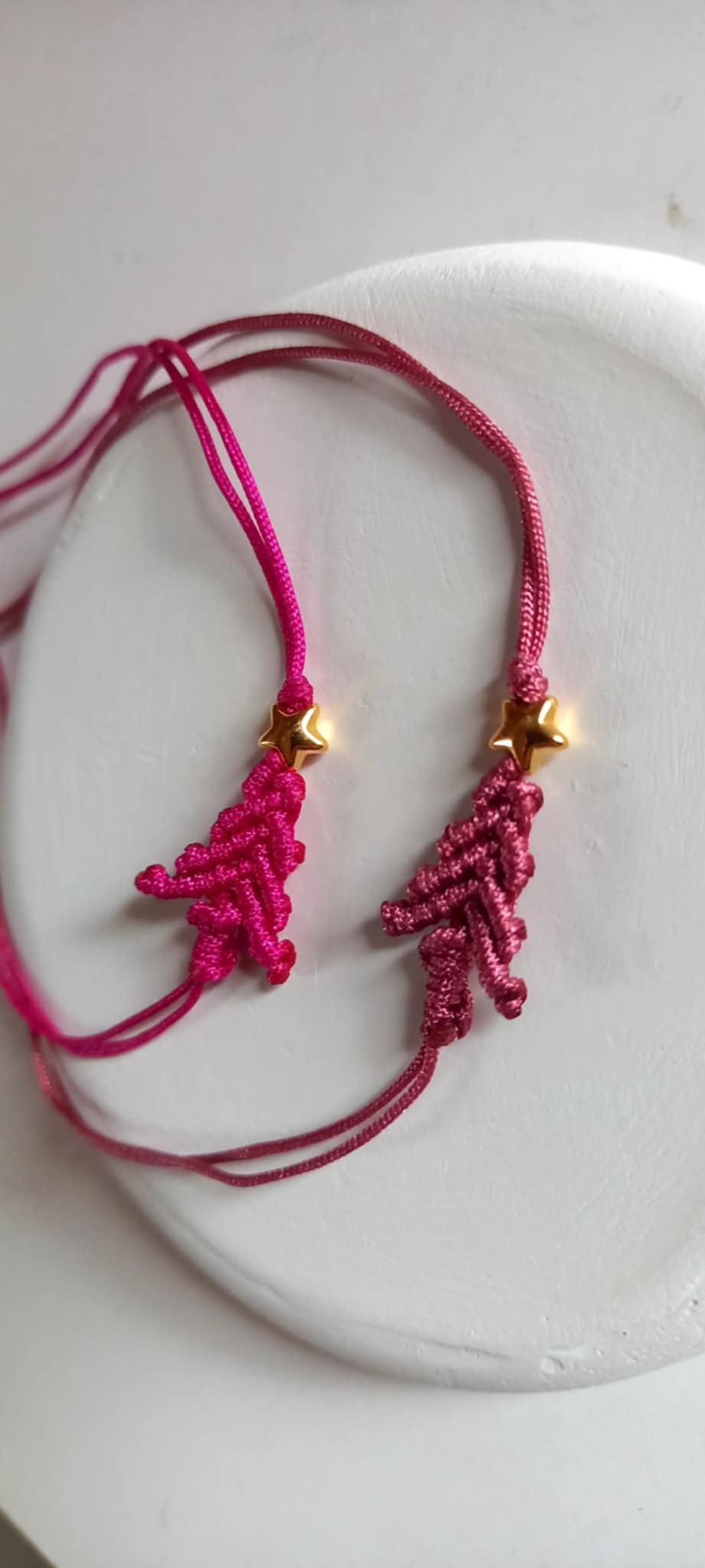 Βραχιόλι με μακραμέ δεντράκι