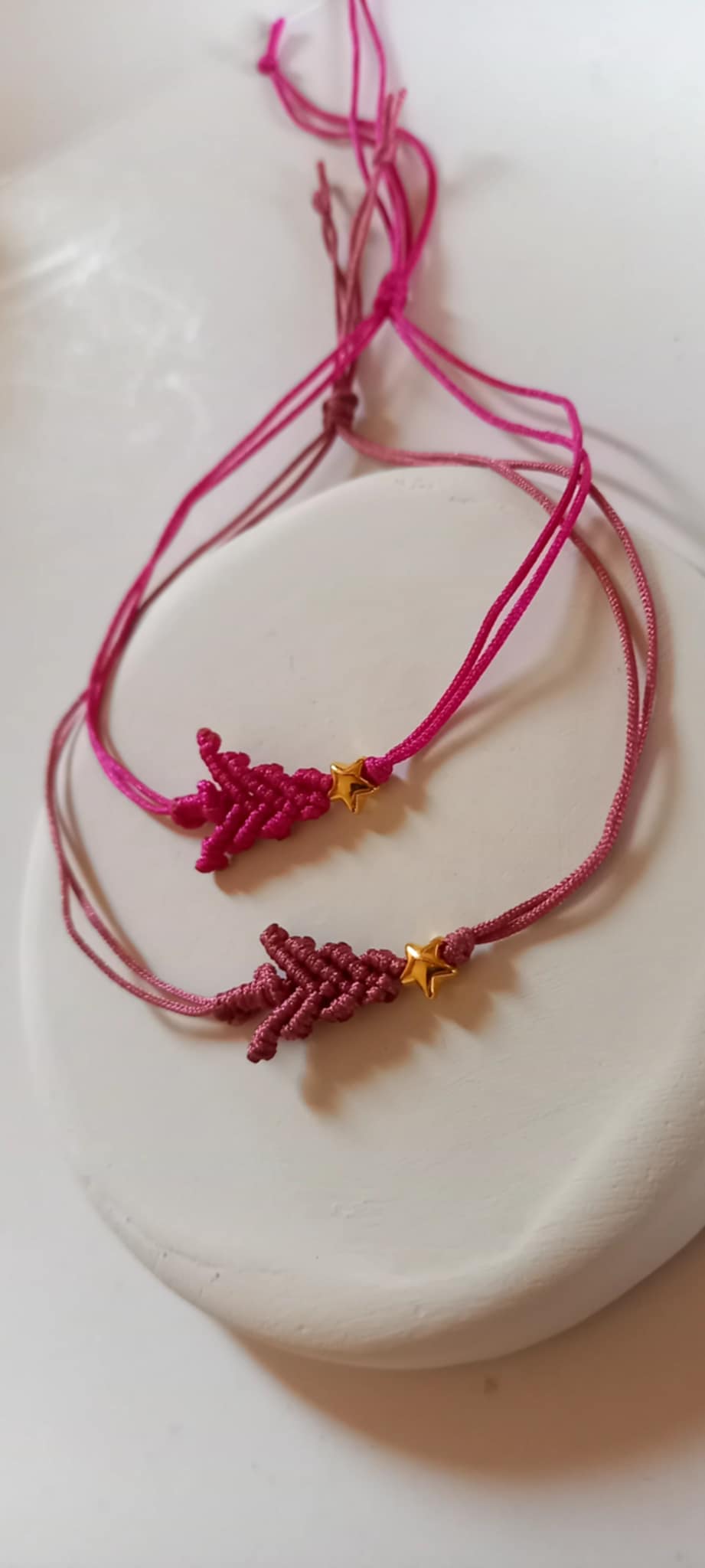 Βραχιόλι με μακραμέ δεντράκι