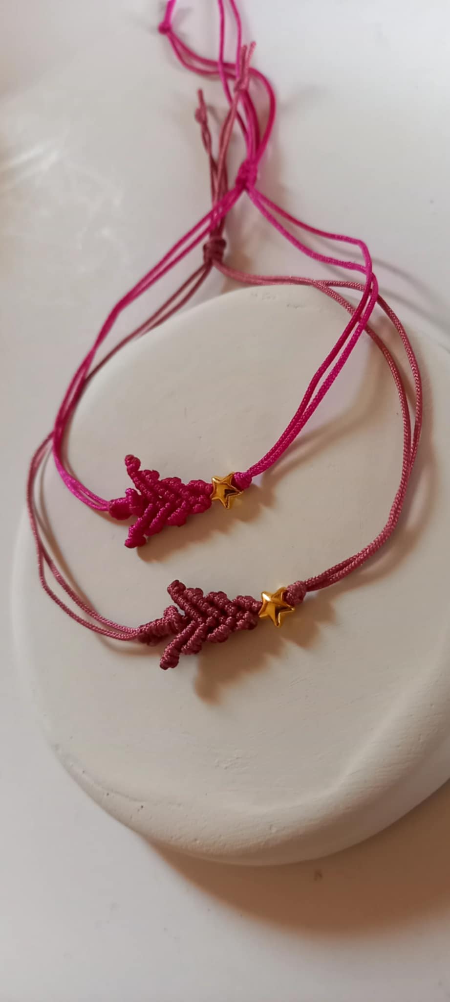 Βραχιόλι με μακραμέ δεντράκι