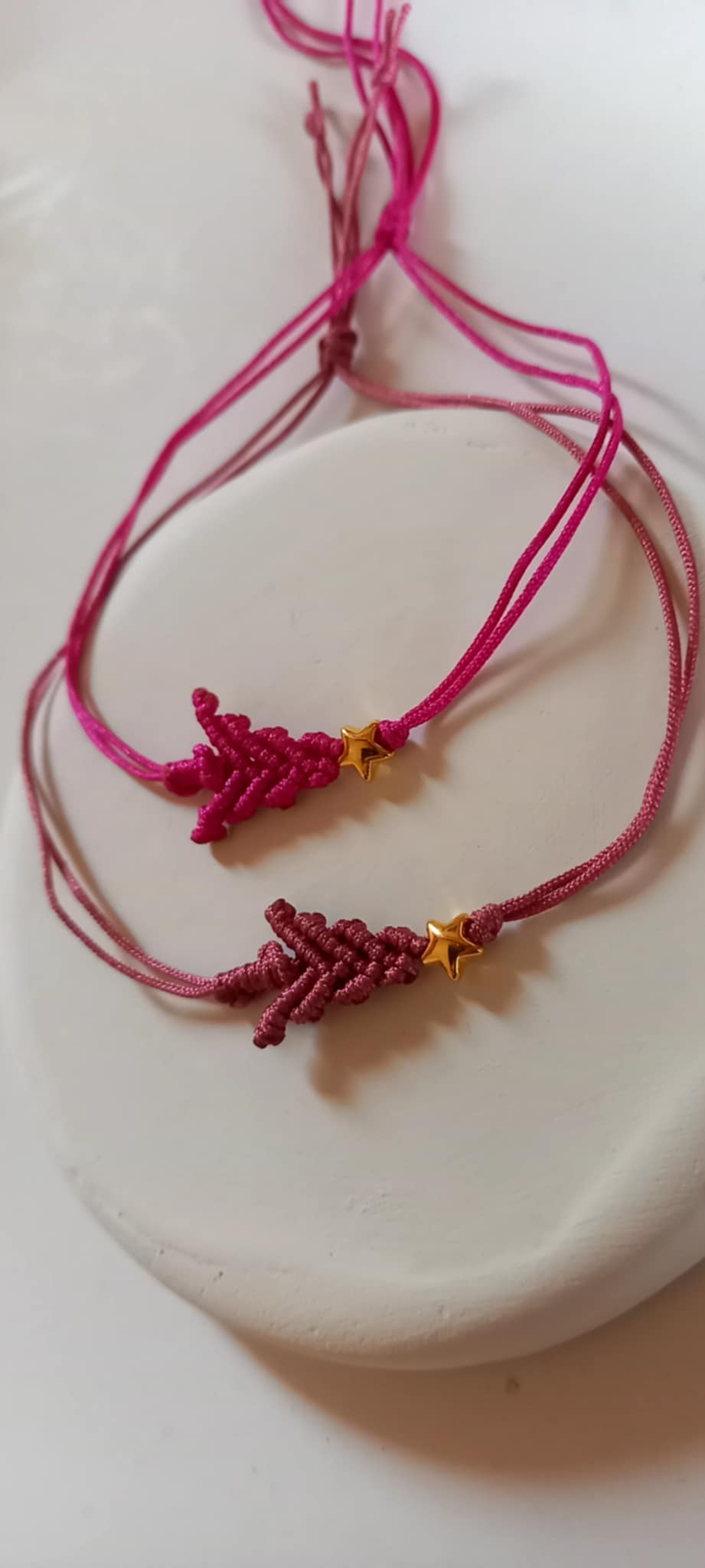 Βραχιόλι με μακραμέ δεντράκι