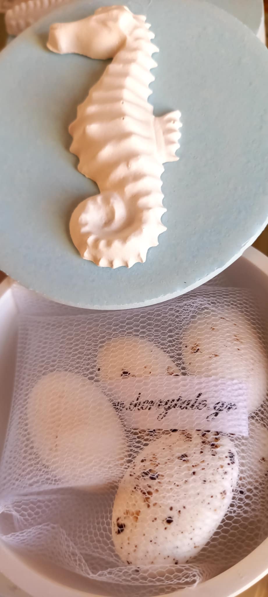 Μπομπονιέρα βάπτισης κεραμική μπιζουτιέρα