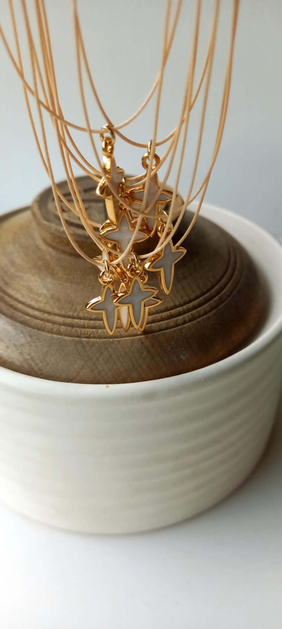 Μαρτυρικό βάπτισης για το λαιμό με κορδόνι και σταυρό με σμάλτο