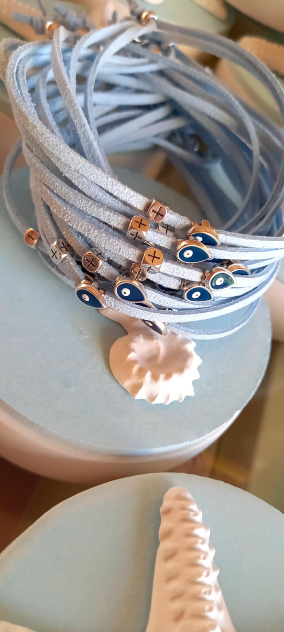 Μπομπονιέρα βάπτισης κεραμική μπιζουτιέρα