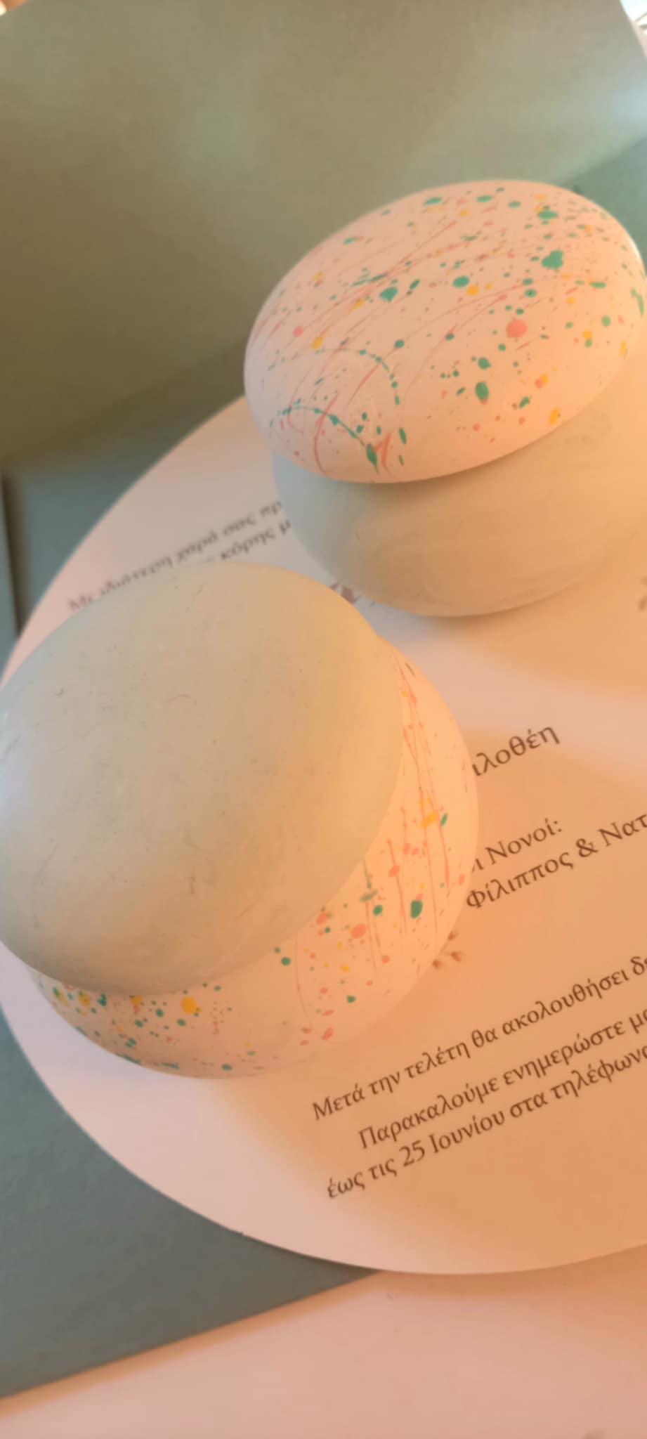 Μπομπονιέρα βάπτισης μπιζουτιέρα με αποξηραμένο λουλούδι