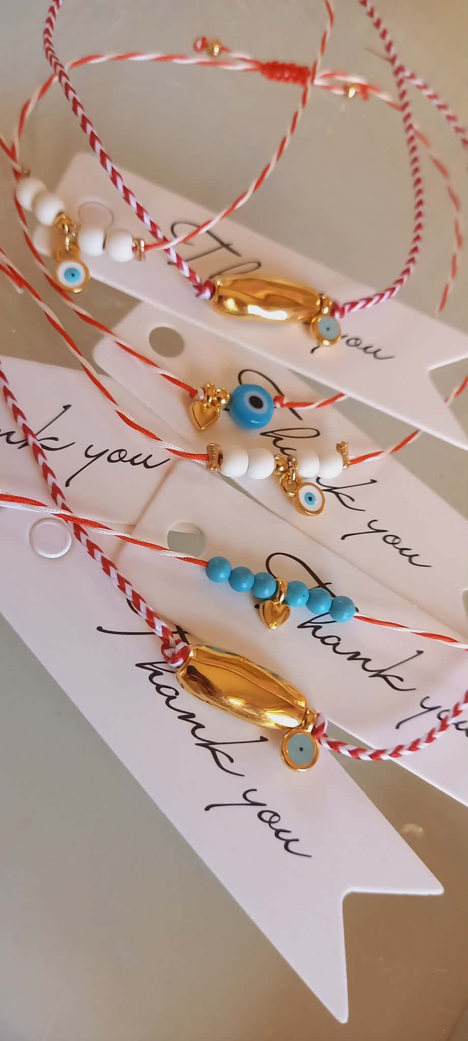 Βραχιόλι μαρτάκι με μπάρα και μάτι