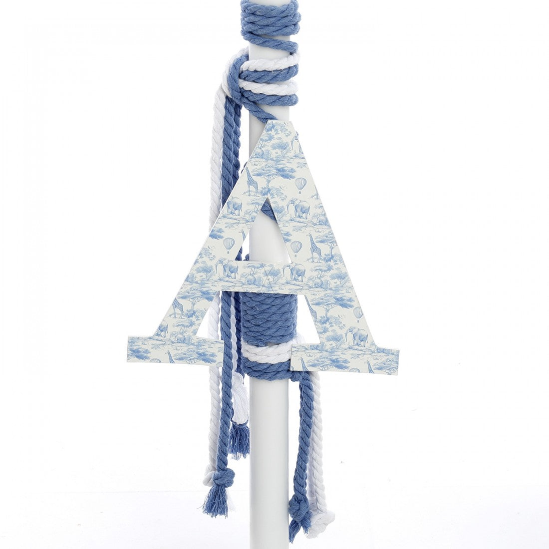 Σετ βάπτισης με μονόγραμμα toile de jouy