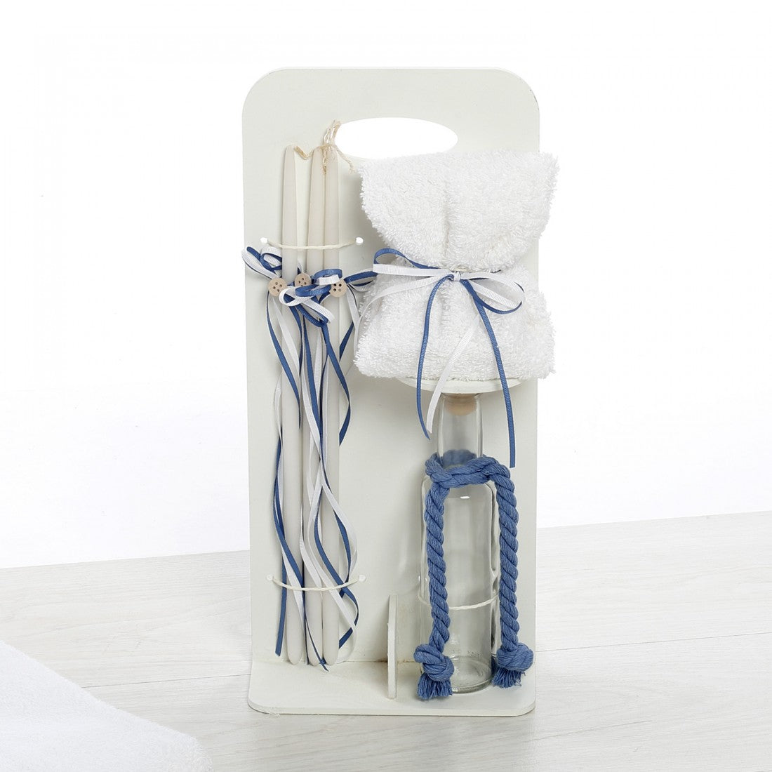 Σετ βάπτισης με μονόγραμμα toile de jouy