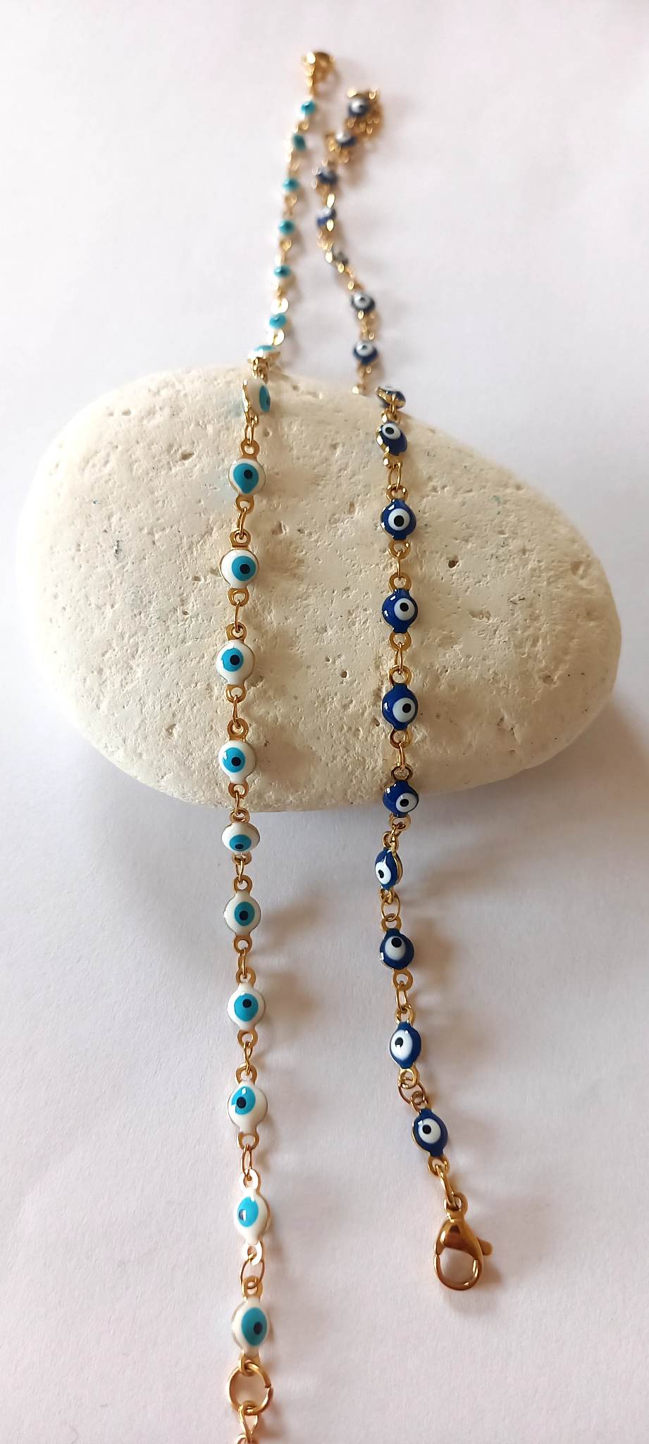 Βραχιόλι για το πόδι από ατσάλι με σμάλτο