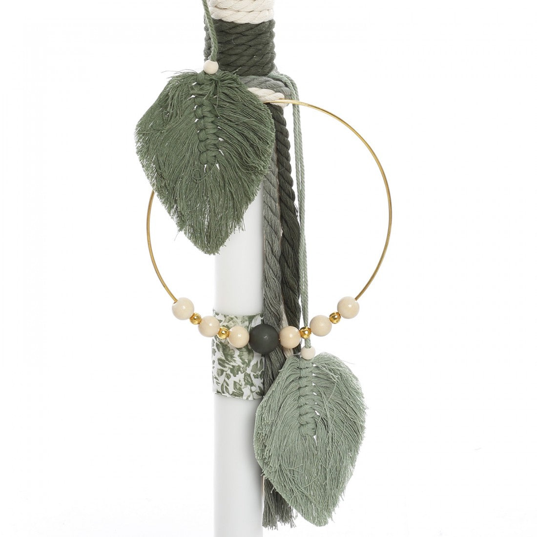 Σετ βάπτισης σε γήινους τόνους και boho στυλ