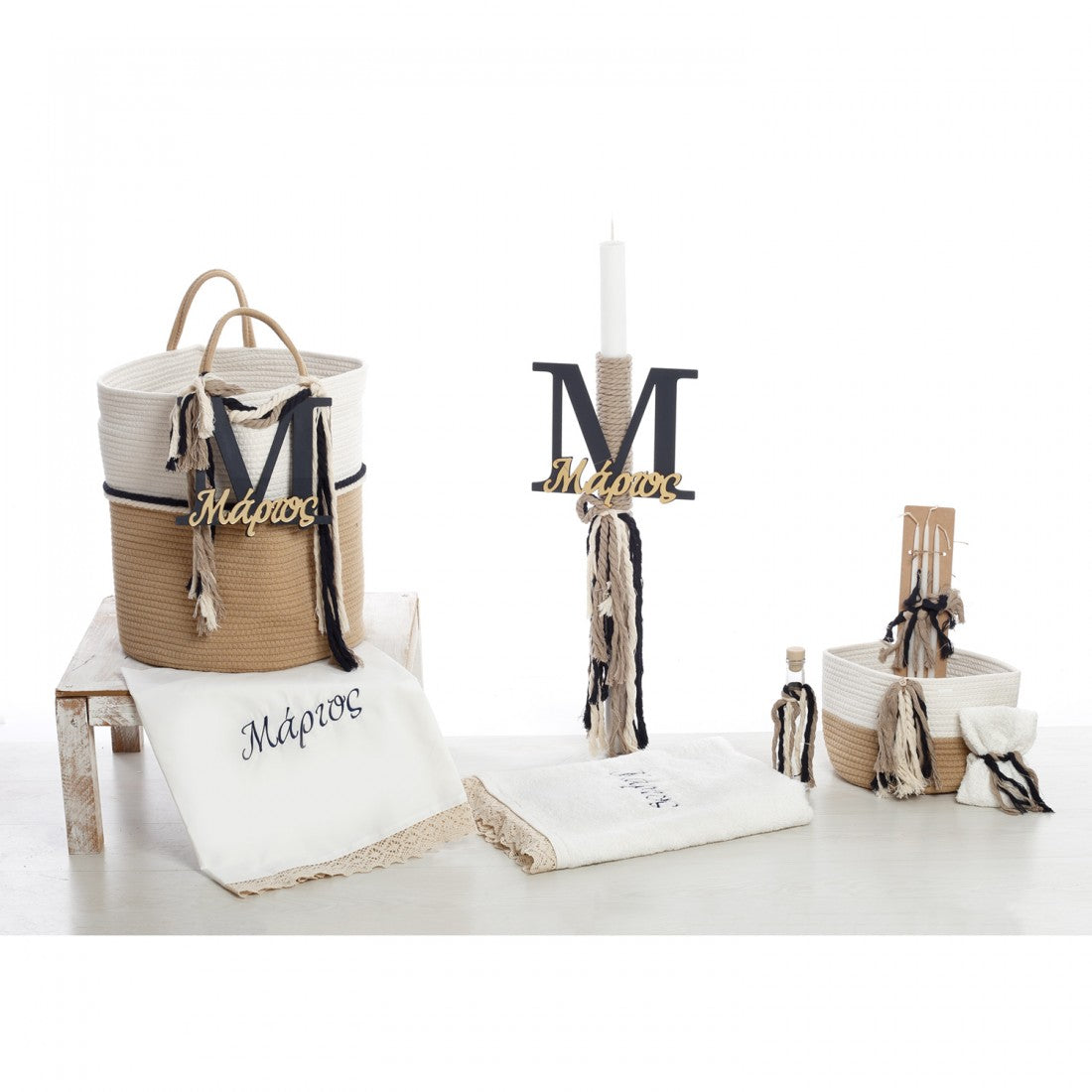 Σετ βάπτισης με όνομα σε ναυτικό στυλ