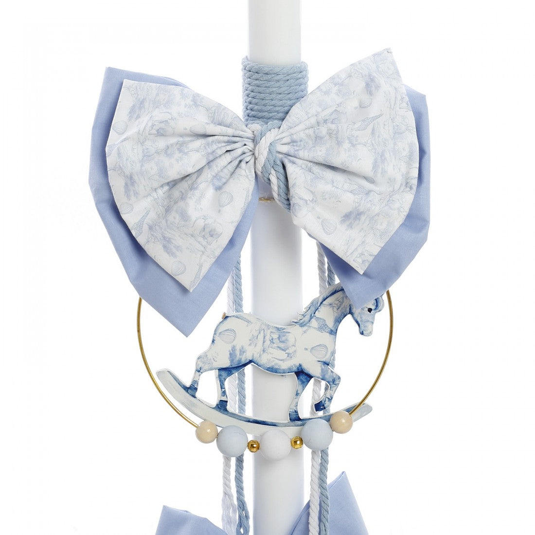 Σετ βάπτισης toile de jouy καρουσέλ