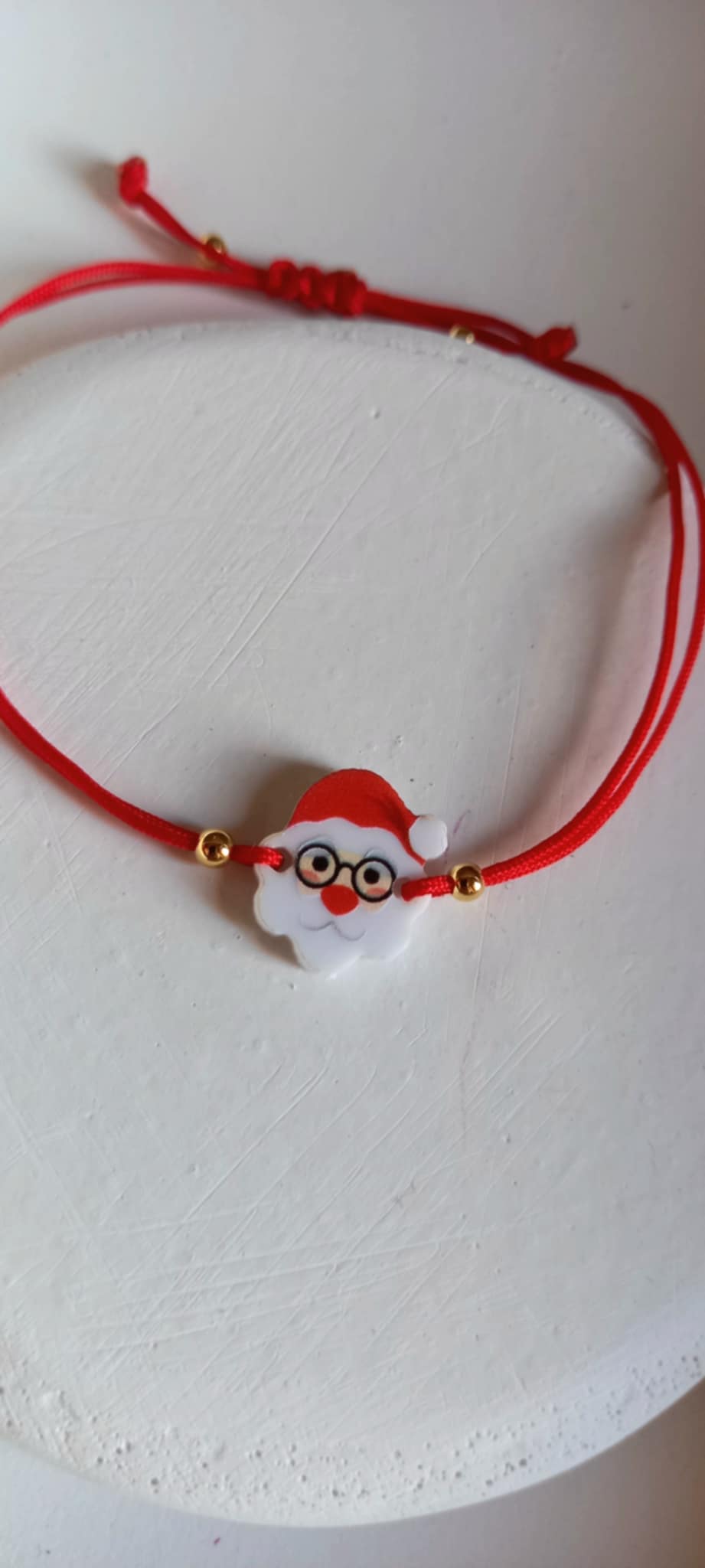 Βραχιόλι με κορδόνι και plexi μοτίφ