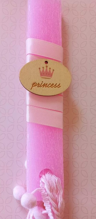 Χειροποίητη αρωματική λαμπάδα "princess"
