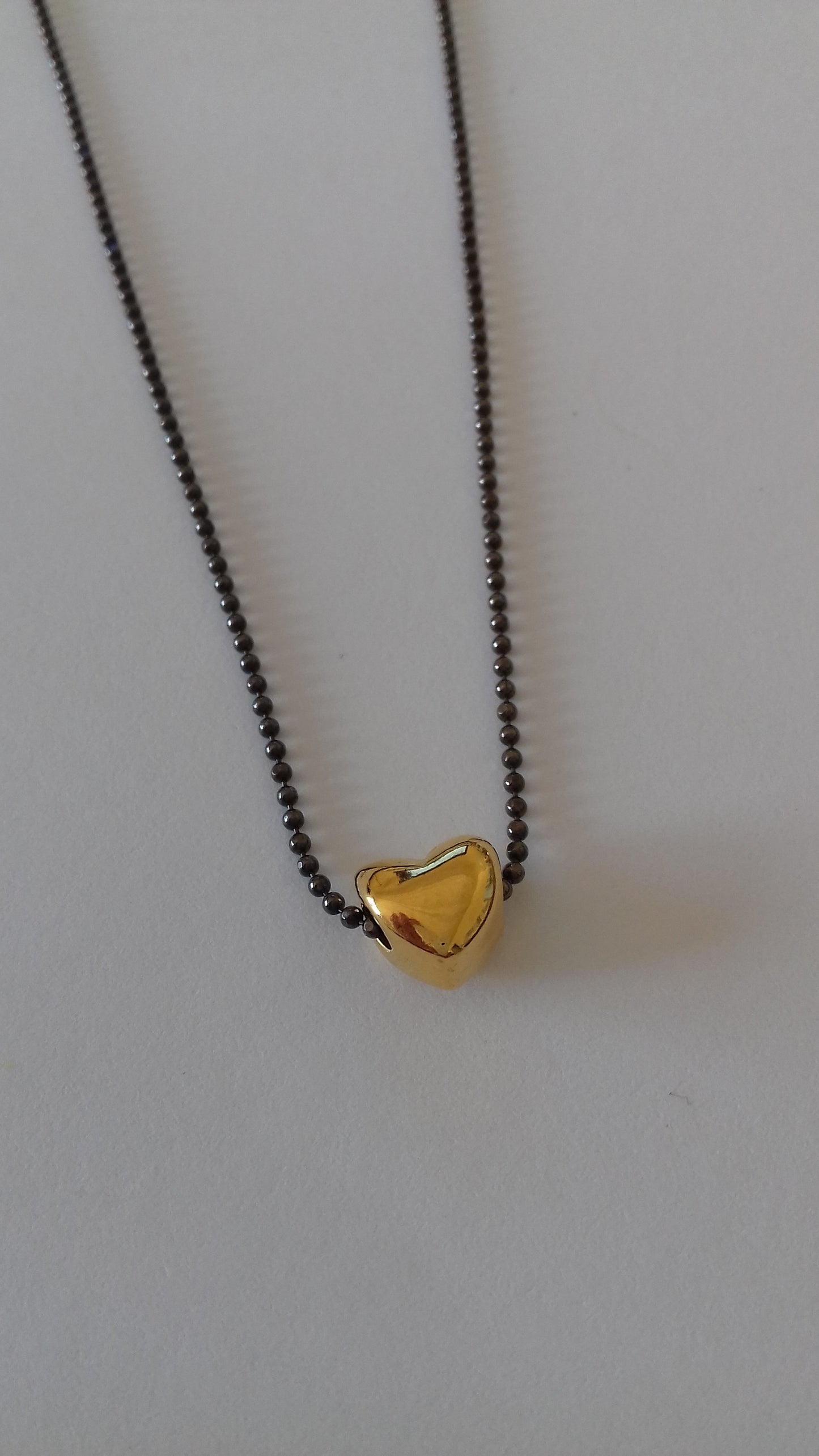 Heart chain necklace