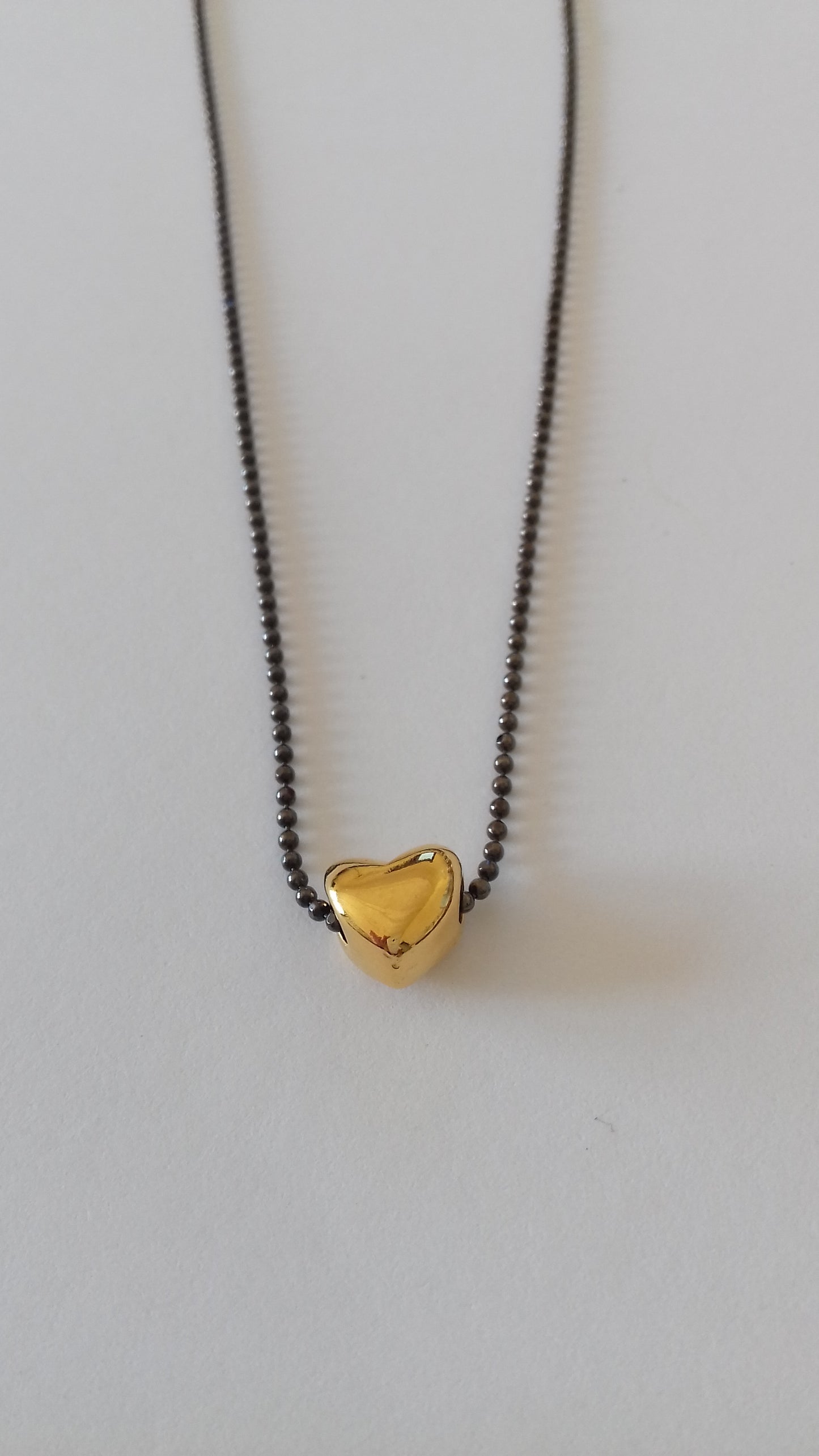 Heart chain necklace