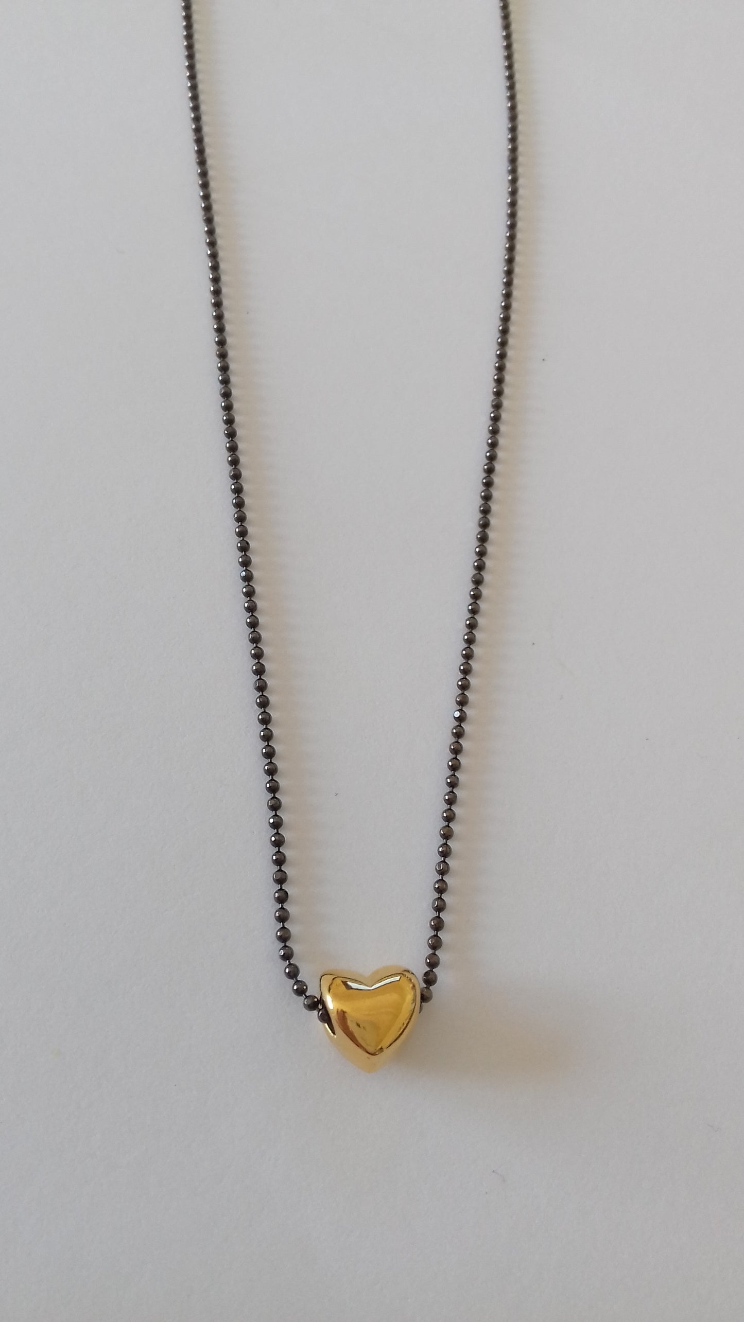 Heart chain necklace