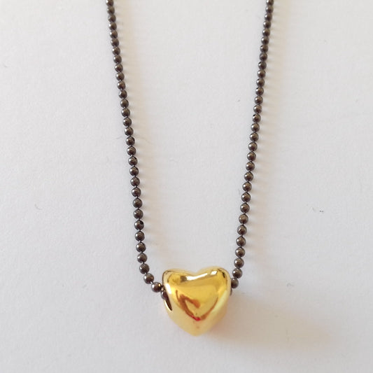 Heart chain necklace