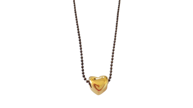 Heart chain necklace